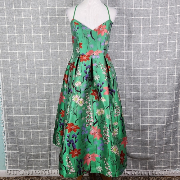 Eliza J Jacquard Floral Midi Dress - Picture 3 of 9